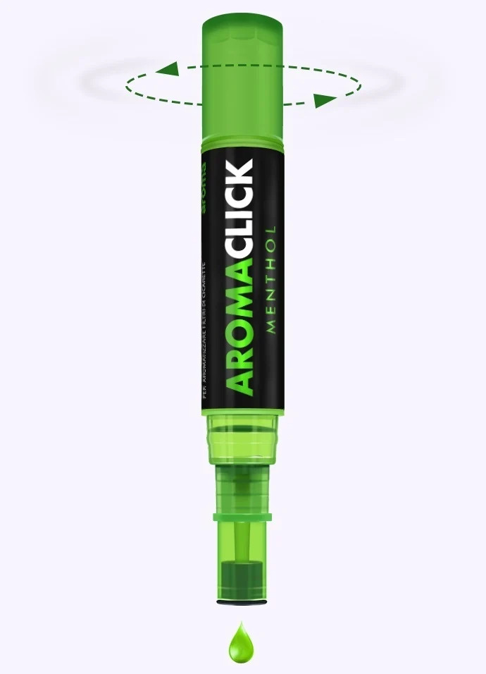 Zielony aplikator mentolowy AromaClick